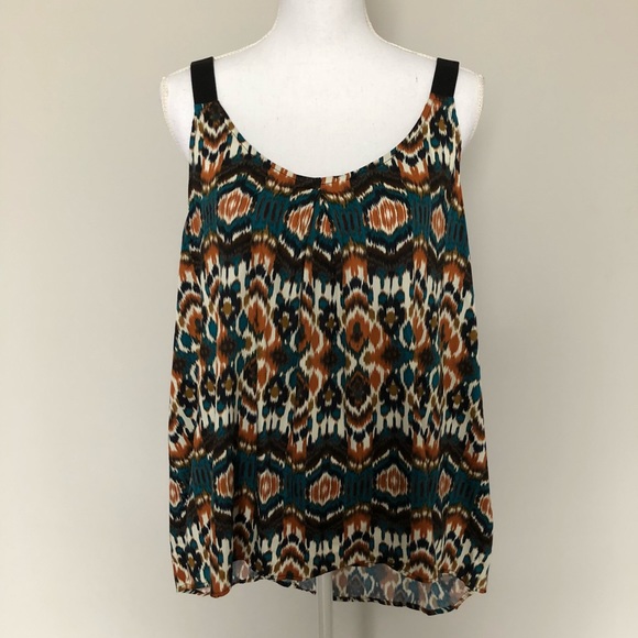 Willow & Clay Tops - Willow & Clay Top Tank Sleeveless Aztec Print Willow & Clay Tops - Willow & Clay Top Tank Sleeveless Aztec Print